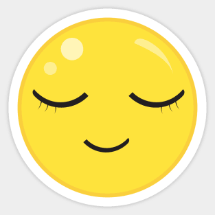 Cute Smiling Face Sticker